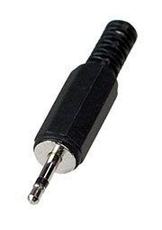 1-000 (NP-101), штекер аудио 2.5мм моно пластик на кабель