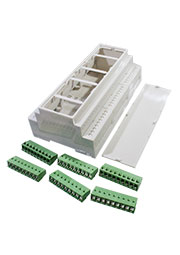 AK-DR-106A, Корпус пластиковый на DIN-рейку  159.5*90.2*57.5, клеммный блок (альтернатива D9MG Gaint