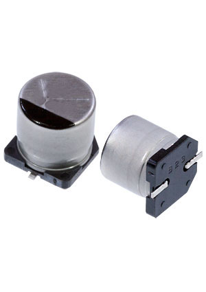 100 uF 100 V 105C 12.5*13.5, EVT100ADA102M12E0 JWCO Конденсатор электролитический SMD, 100 мкФ, 100