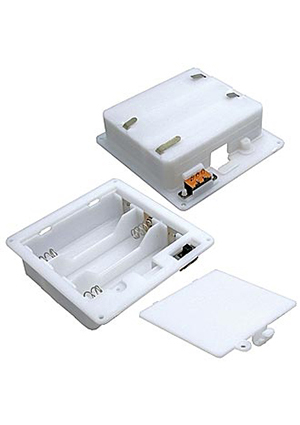 AA*3 switch 66*64*18mm, Батарейный отсек RUICHI AA*3 switch 66*64*18 мм, закрытый