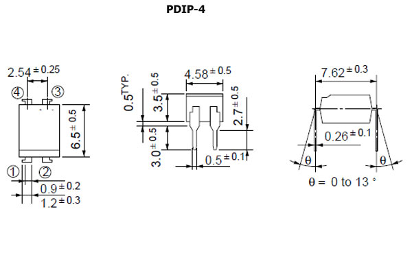 2W10, Диодный мост однофазный 2А 1000В [WOM.]