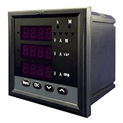 765095, Многофунк. изм. прибор PD666-8S4 380В 5A 3ф 120x120 светодиод. дисплей RS485