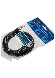 3-0293-3.0, Шнур A/V шт 3.5 st-2 RCA мetal-gold, d=4*8 мм, 3.0 м