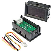 98515, Амперметр 0-3.0000ADC, синий, (48x29mm)