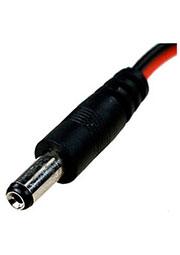 14-0313, Разъем питания штекер 2.1х5.5x10мм с проводом 20см