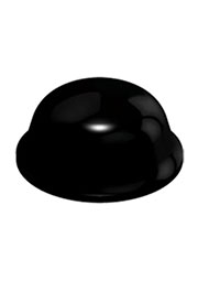 SJ5003, клейкие ножки d11.1x5 чёрные полусфера (14шт.)