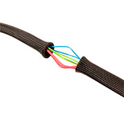 IPROFLEX_15PET-3 red, гибкая оплетка для проводов, диаметр от 2.5 до 5мм красная