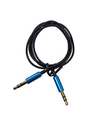 3-0015MG-0.75, Шнур шт 3.5 st-шт 3.5 st мetal-gold, d=2,0 мм, 0.75 м