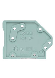 745-300, Концевая плата 1,5 мм DICK  сер