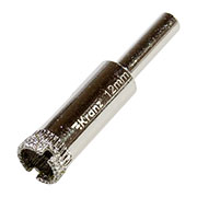 KR-92-0004, Сверло алмазное 12 мм по керамограниту, керамике и стеклу