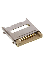 500901-0801, держатель карты памяти Micro SD 8 контактов 1.1мм