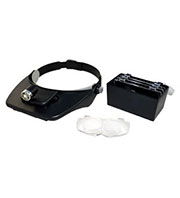 MG81001-A ОЧКИ МОНТАЖ. С LED ПОДСВ. 2 СВЕТОД.1.2Х1.8Х2.5Х3.5Х