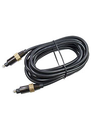 3-0288-3.0, Шнур TOSLINK-TOSLINK металл коннектор, d=5 мм, 3.0 м