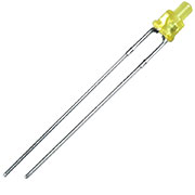 L-1394YDT, Светодиод Flat Top желтый 120  d=2мм 5мКд 588нМ