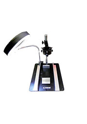 ELEMENT 628TD-III, Рабочий стол с  держателем фена и платы, лупа(3х) с подсветкой