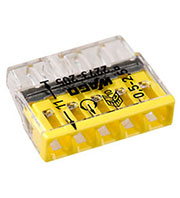 2273-205, электромонтажные экспресс-клеммы, 5х2.50 кв.мм, без пасты