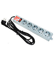 SPG-B-10, Power Cube,сетевой фильтр, 3,0м, 5 розеток, серый
