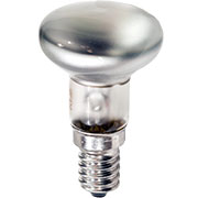 25R39/E14, Лампа  25Вт, зеркальная, цоколь E14, R=39mm