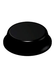 SJ5012, клейкие ножки d12.7x3.5  чёрные цилиндр
