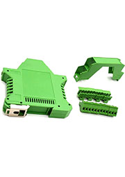 AK-DR-29, Корпус пластиковый PA66 на DIN-рейку 110*100*17