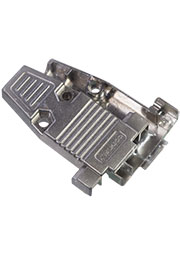 DS1047-09, Корпус к разъему 9 pin D-SUB металл (короткий винт)