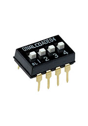 1825057-3, ADE0404, DIP переключатель 4 поз. 2.54мм 24В 100мА