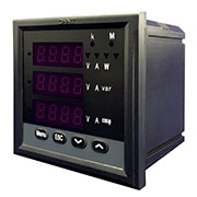 219862, Многофунк. изм. прибор PD666-2S4 380В 5A 3ф 72x72 светодиод. дисплей RS485