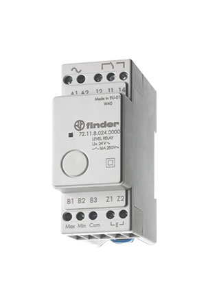 72.11.8.024.0000, Реле контроля уровня; фиксированный диапазон чувствительности 150кОм; питание 24В