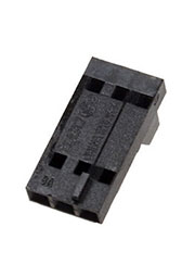 104257-2, Корпус разъема розетка на кабель 3-контактная шаг 2.54 (без контактов)