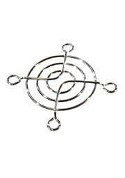 GT-50, Решетка для вентилятора 50x50, металл (никель/хром), аналог FG-50/M