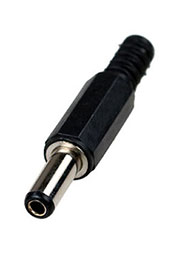 3-223, Разъем питания штекер 5.5x2.5x14мм пластик на кабель