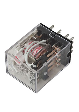 285224, Промежуточное реле JZX-22F(D) 4 конт. с инд. LED 3А 110В DC