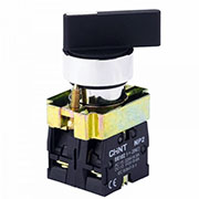 573827, Переключатель NP2-BJ41, 2 положения с возвратом, 1НО IP40