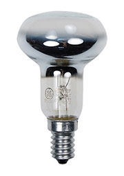 40R50/E14, Лампа  40Вт, зеркальная, цоколь E14, R=50mm