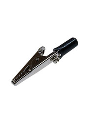 16-0009 black, (FD-1709) зажим крокодил 53мм 15A черный