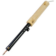 12-0240, Паяльник ЭПСН 230В 40Вт деревянная ручка, жало 4.5мм, нихром 340-400С