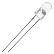 BL-L522VC, Светодиод ультрафиолетовый 15  d=5мм 180мКд 405нМ (UV)