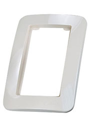 19010710 РАМКА Д/РОЗЕТКИ 2-Й (КРЕМ.)