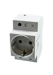 SQ0209-0001, Розетка с заземляющим контактом РАр10-3-ОП Shuko