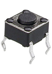 0643HIM-130G-G, кнопка тактовая 6х6 h=4.3мм (аналог для TS-A1PS-130 DTS-61N SWT2)