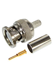 05-3003, BNC штекер RG-6 обжим (01-001C)