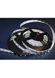 141-356, Лента светодиодная, теплый белый, 12В, 4.8Вт/м, 60SMD (3528)/м, IP65, 8 мм, 1м