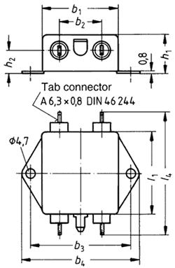 B84111AA110, сетевой фильтр B84111A0000A110 2x10A 250В