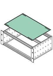 86484132, AD/M 13084-L Вставляемые крышки из листового металла, перфорированный необработанный алюми