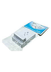 03-0011, розетка телефонная универсальная белая