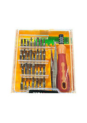 6032E, отвертка с насадками 32 предмета пинцет