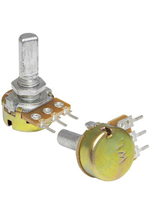 16K1 F 10k, Потенциометр RUICHI 16K1 F 10k, угол поворота 300