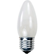 40C1/FR/E27, Лампа  40Вт, свеча матовая, цоколь E27