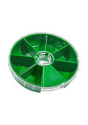 К1107, органайзер, 115х27мм, 7 ячеек, круглая