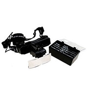 9892E, лупа с насадками, подсветкой и креплением на голову